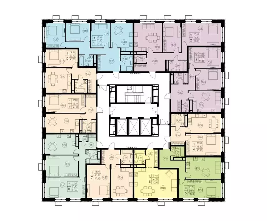 1-к кв. Московская область, Пушкино Писаревская ул. (43.7 м) - Фото 1