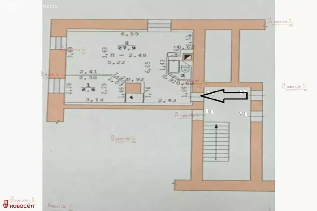 Офис (38 м) - Фото 1