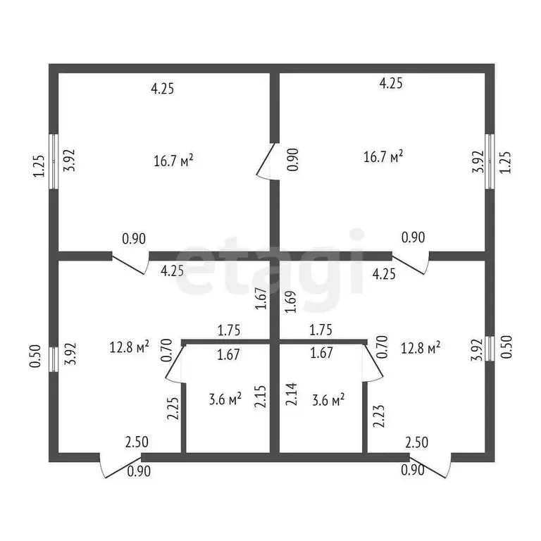 Дом в Гатчина, Пограничная улица (70 м) - Фото 0