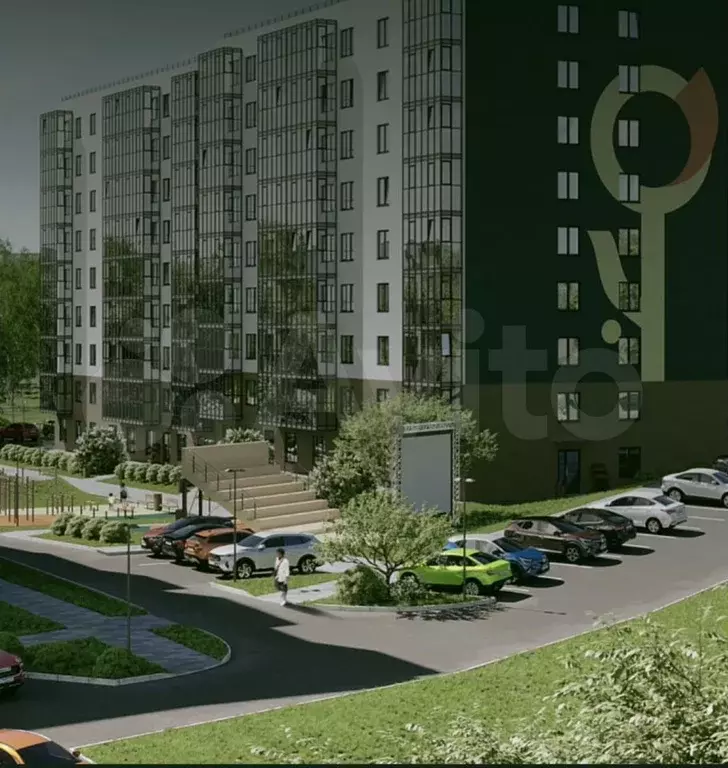 1-к. квартира, 42 м, 3/8 эт. - Фото 1
