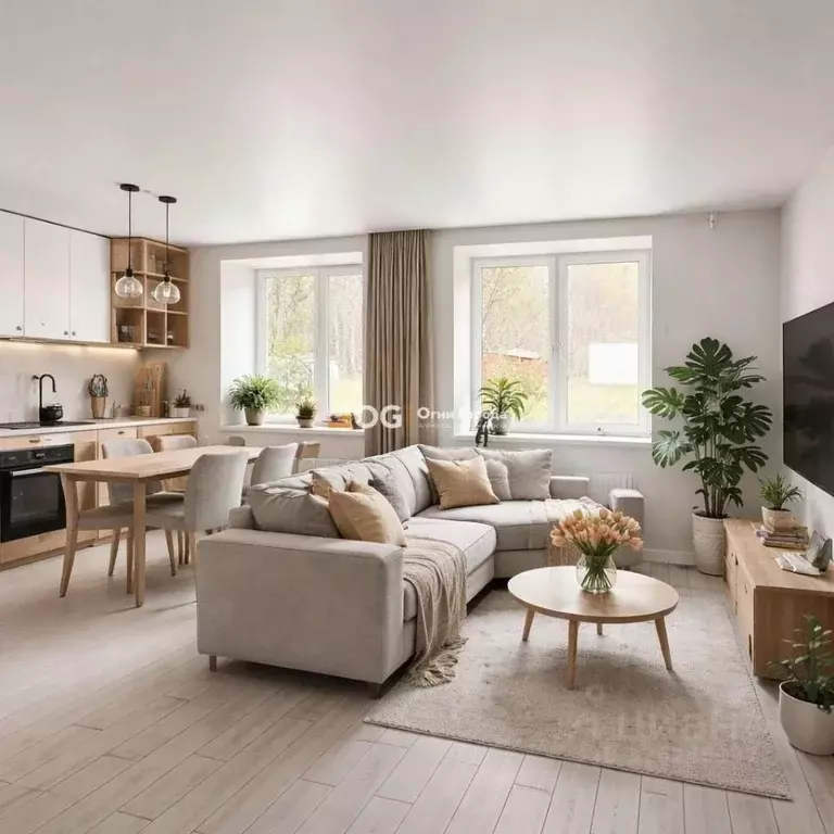 2-к кв. Брянская область, Брянск Вокзальная ул., 170 (61.4 м) - Фото 1