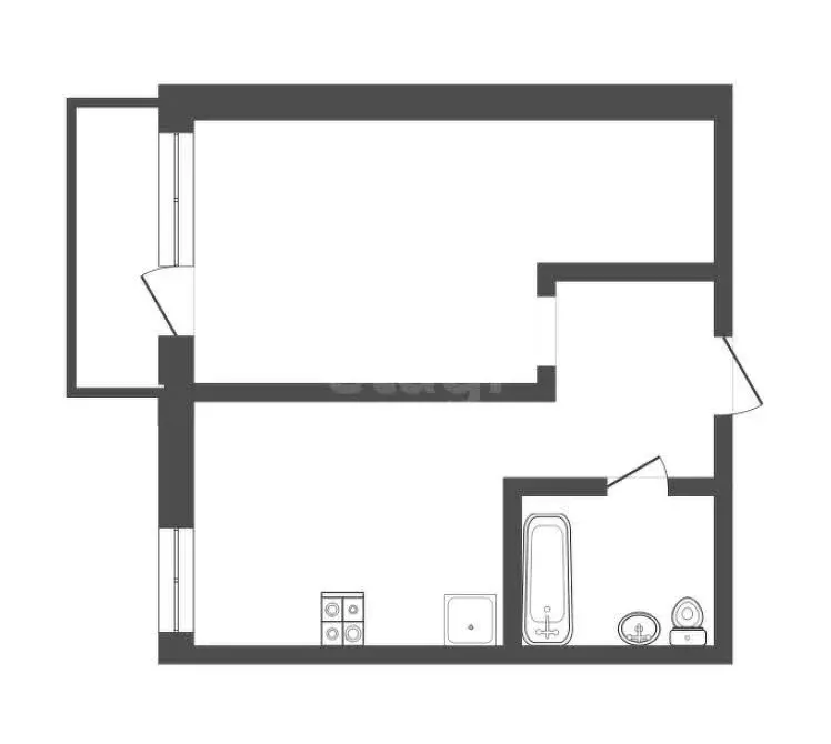 1-комнатная квартира: Черногорск, улица Генерала Тихонова, 11 (39 м) - Фото 0