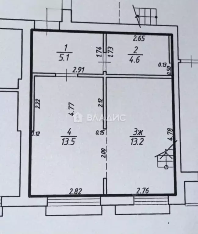 2-к кв. Калининградская область, Зеленоградск ул. Гагарина, 63 (72.8 ... - Фото 2