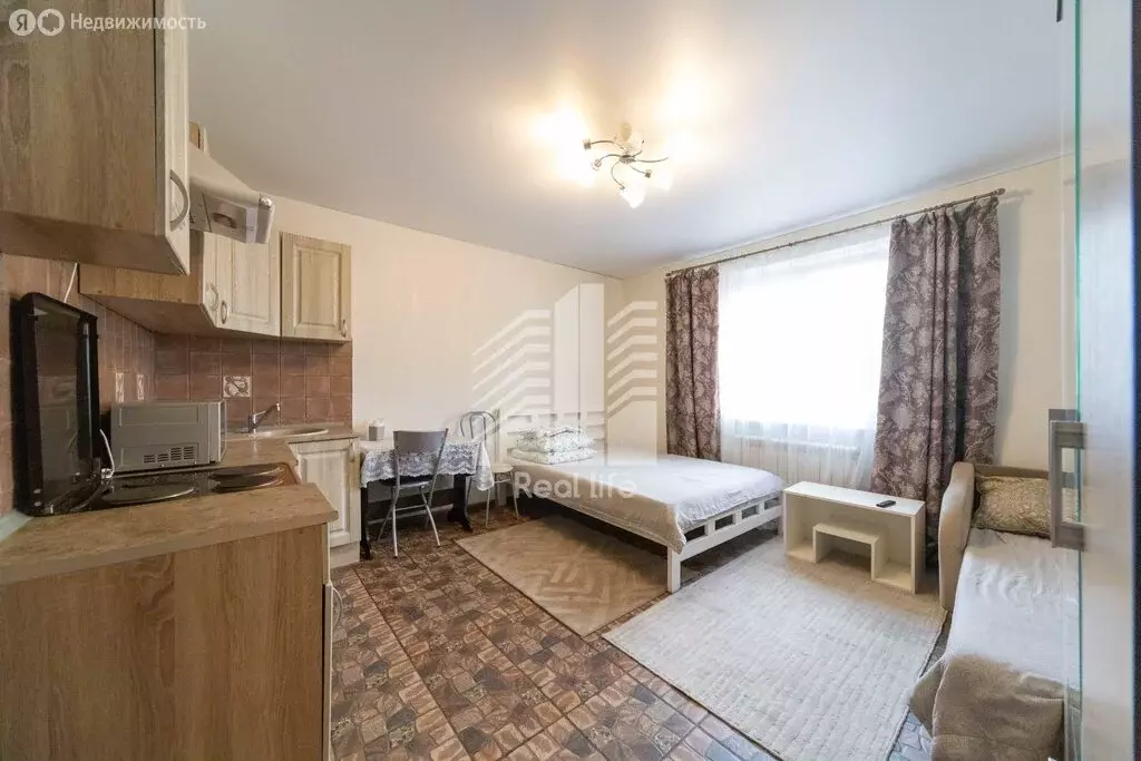Квартира-студия: Домодедово, микрорайон Южный, улица Курыжова, 32 (24 ... - Фото 2