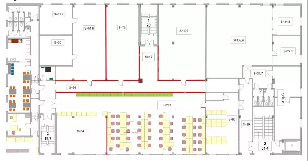 Офис в Башкортостан, Уфа просп. Октября, 69/3 (127 м) - Фото 2