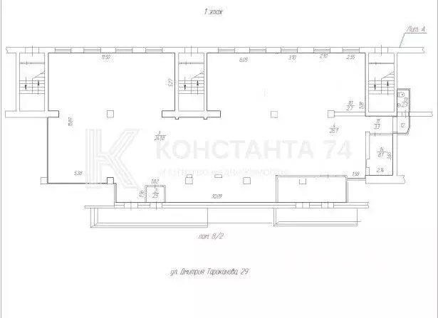 Торговая площадь в Челябинская область, Катав-Ивановск ул. Дмитрия ... - Фото 1