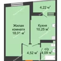 Продаётся 1-к квартира, 37.9 м - Фото 0