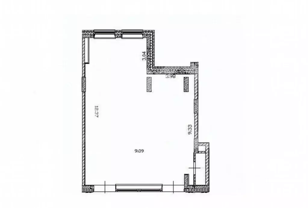 Торговая площадь в Москва ул. Архитектора Щусева, 2к1 (101 м) - Фото 2
