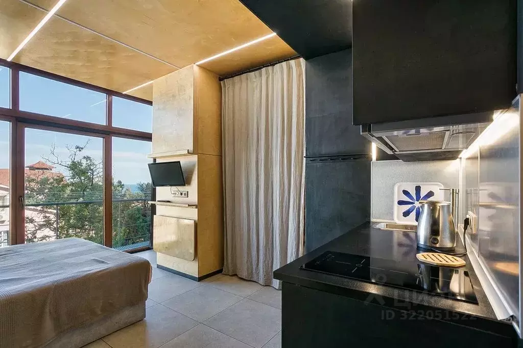 Студия Крым, Ялта муниципальный округ, Симеиз пгт ул. Красномаякская, ... - Фото 2