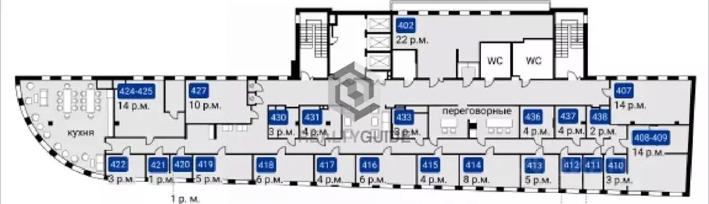 Офис в Москва Большая Садовая ул., 5к1 (811 м) - Фото 1