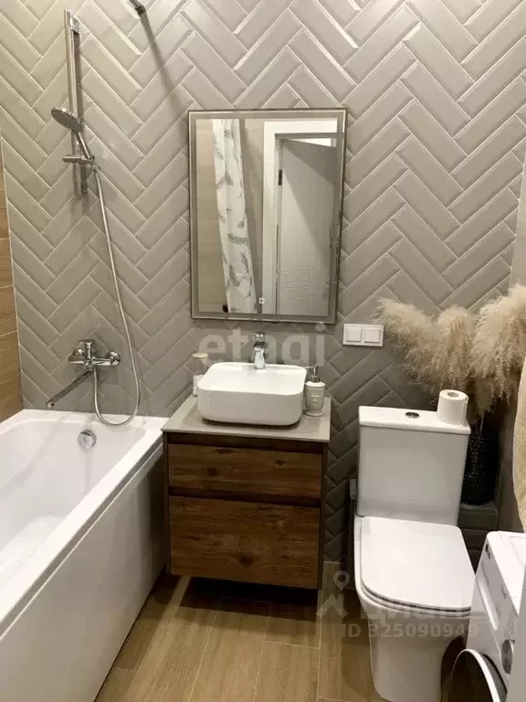 Студия Тюменская область, Тюмень ул. Стройотрядовская, 14 (25.7 м) - Фото 1