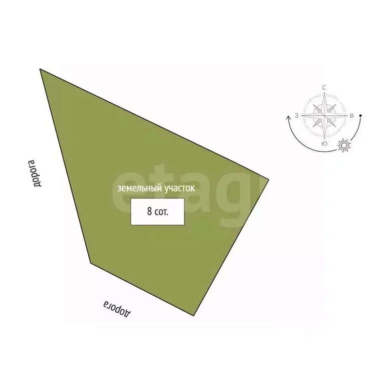 Участок в Москва Акулово СНТ, 3 (8.0 сот.) - Фото 1