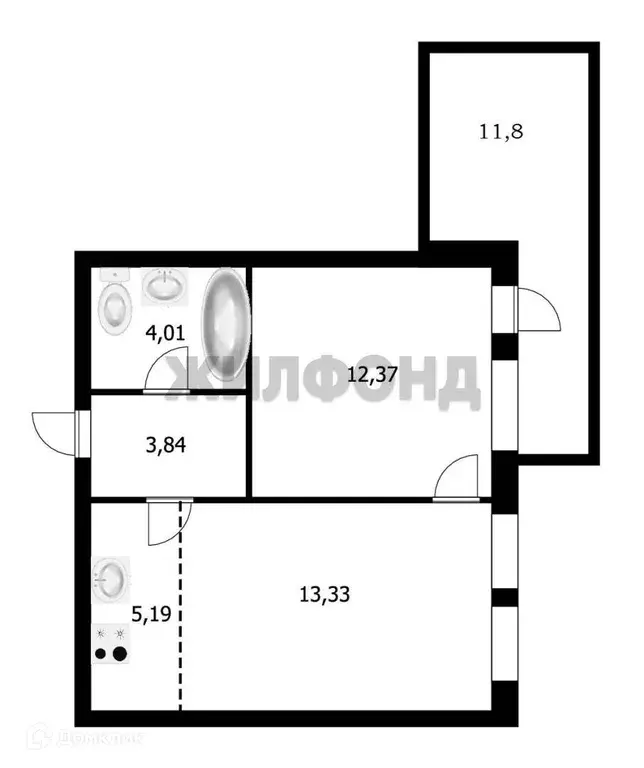 Продаётся 1-к квартира, 39 м - Фото 0