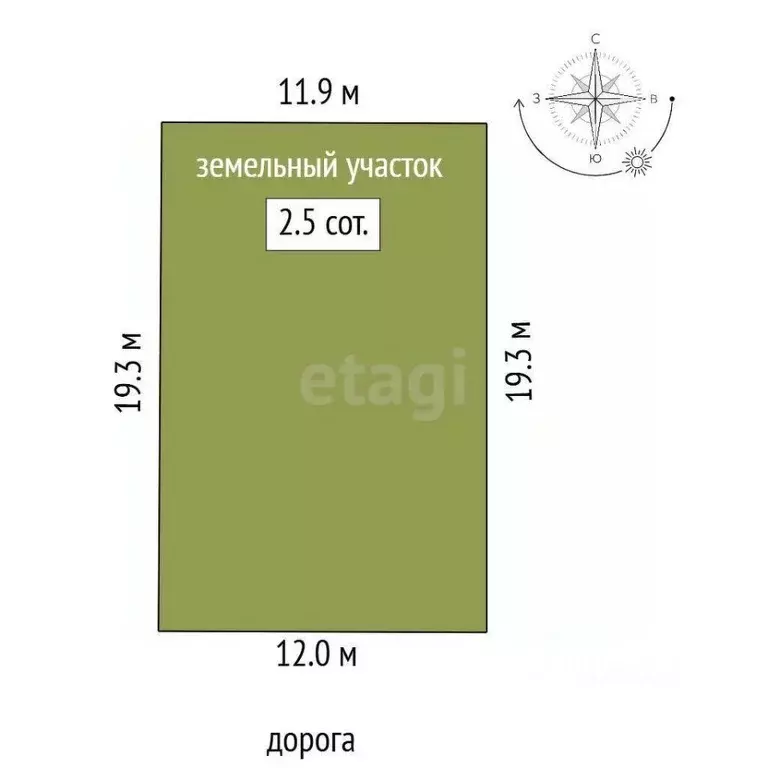 Участок в Ростовская область, Мясниковский район, Красный Крым хут. ... - Фото 2