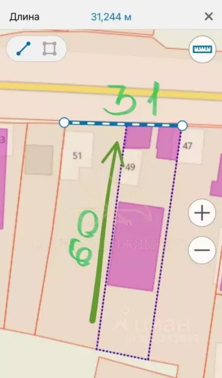 Участок в Ставропольский край, Пятигорск Коллективная ул., 51 (18.0 ... - Фото 2