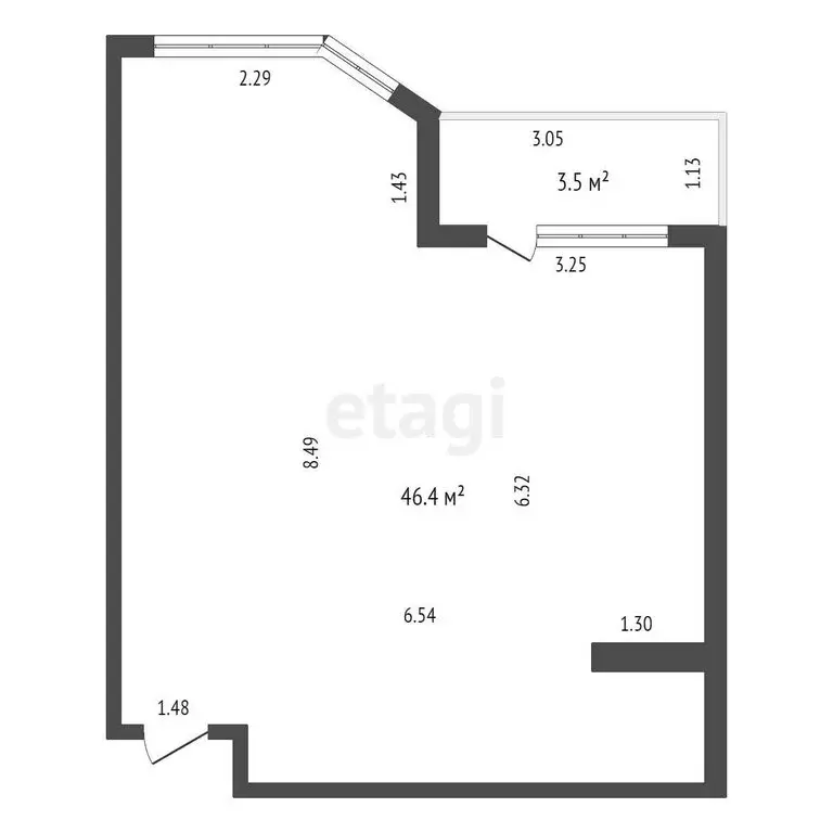 2-комнатная квартира: Сочи, улица Ленина, 290/7к3 (46.2 м) - Фото 0