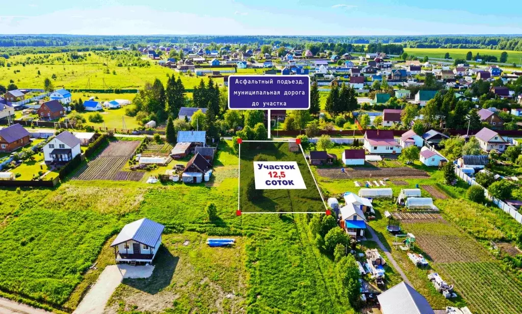 Участок в Ленинградская область, Ломоносовский район, Лопухинское ... - Фото 1