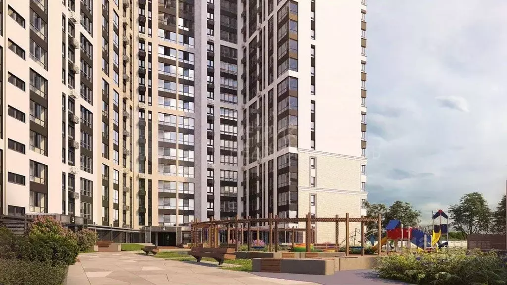 2-к кв. Тюменская область, Тюмень ул. Пожарных и Спасателей, 5к1 (70.9 ... - Фото 1