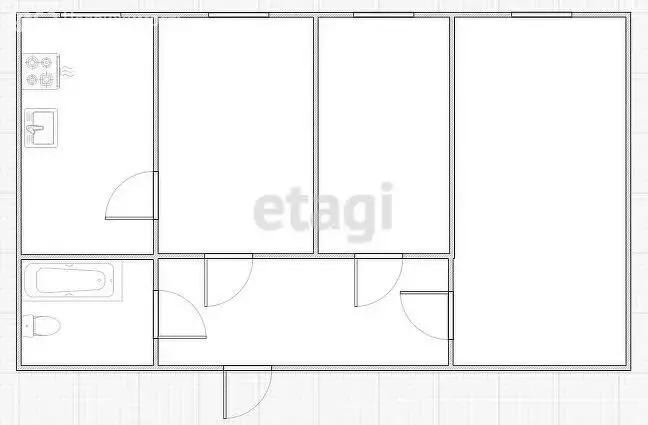 Дом в село Фёдоровское, Крестьянская улица (70.8 м) - Фото 1