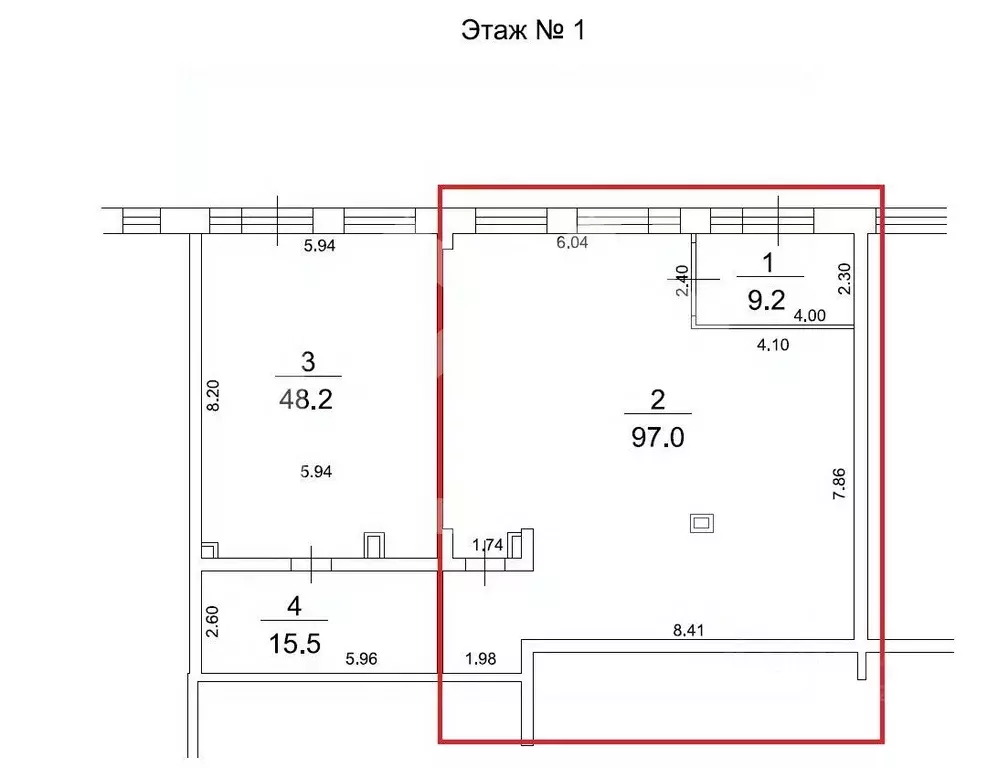 Помещение свободного назначения в Москва Сколковское ш., 40к1 (106 м) - Фото 2