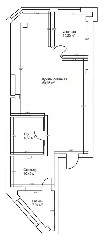 3-к кв. Кабардино-Балкария, Нальчик Эльбрусская ул., 19 (107.0 м) - Фото 2