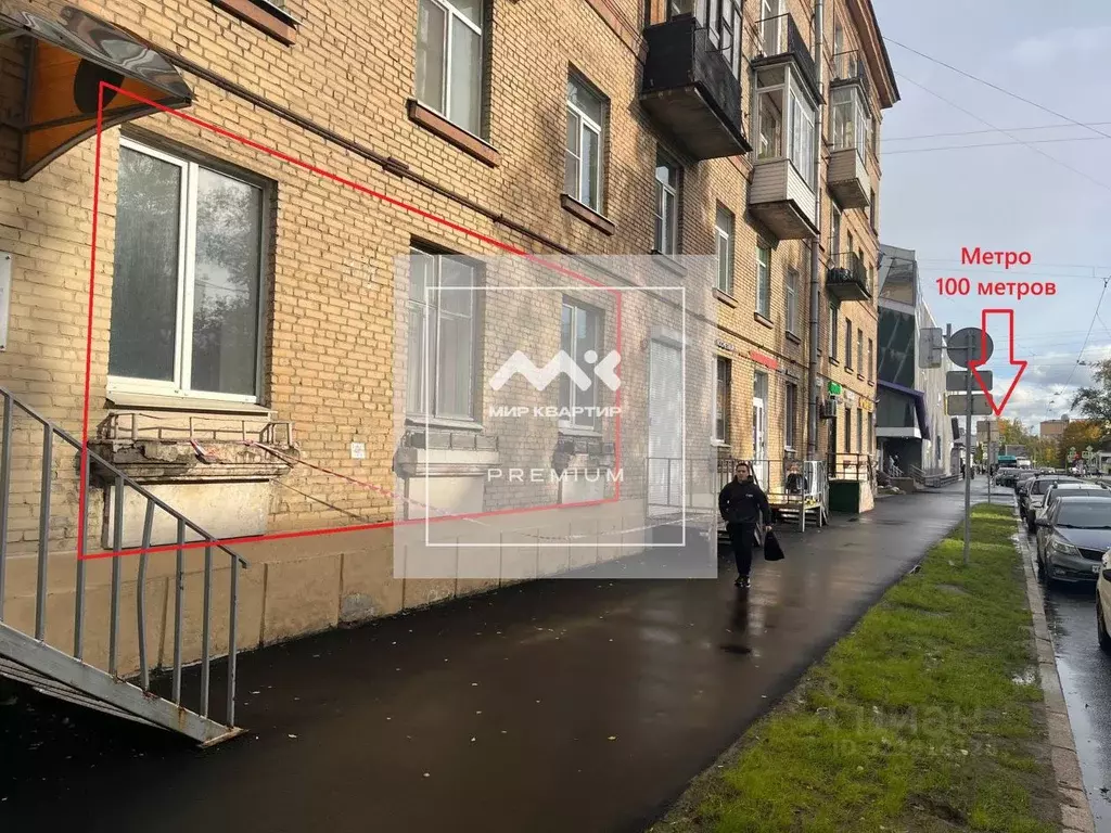 Помещение свободного назначения в Санкт-Петербург ул. Бабушкина, 7 (82 ... - Фото 1