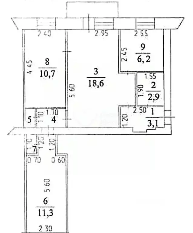3-к кв. Волгоградская область, Волгоград просп. Маршала Жукова, 145 ... - Фото 1