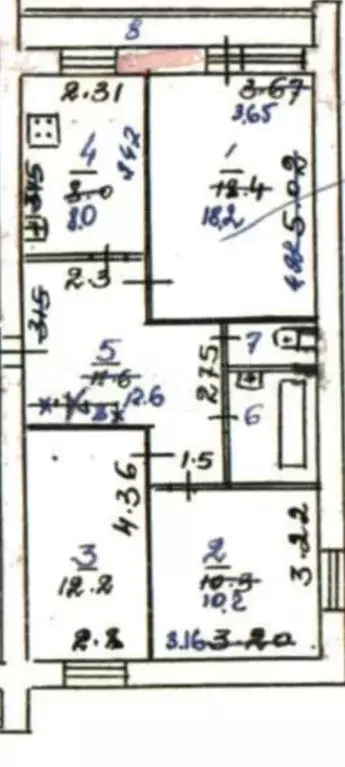 3-к. квартира, 68,3 м, 8/9 эт. - Фото 0