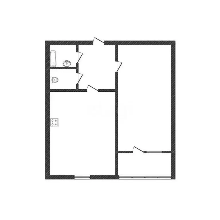 1-комнатная квартира: Курган, жилой район Заозёрный, 3-й микрорайон, ... - Фото 0