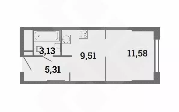 Квартира-студия: Москва, Шмитовский проезд, 39к4 (29 м) - Фото 0