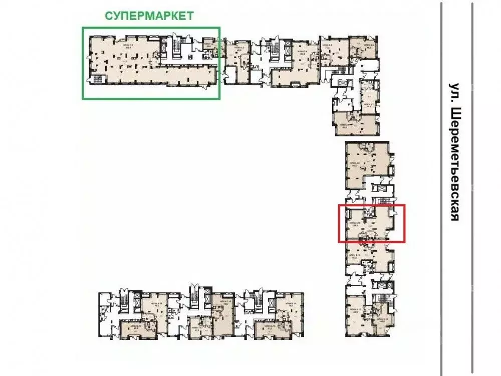 Торговая площадь в Московская область, Химки Клязьма-Старбеево мкр, ... - Фото 2