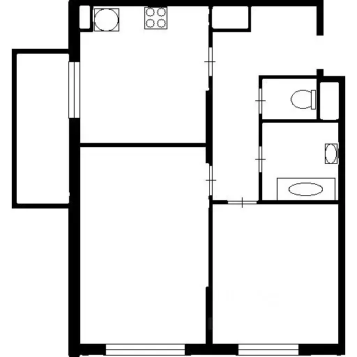 2-к кв. Санкт-Петербург ул. Среднерогатская, 20 (60.0 м) - Фото 1