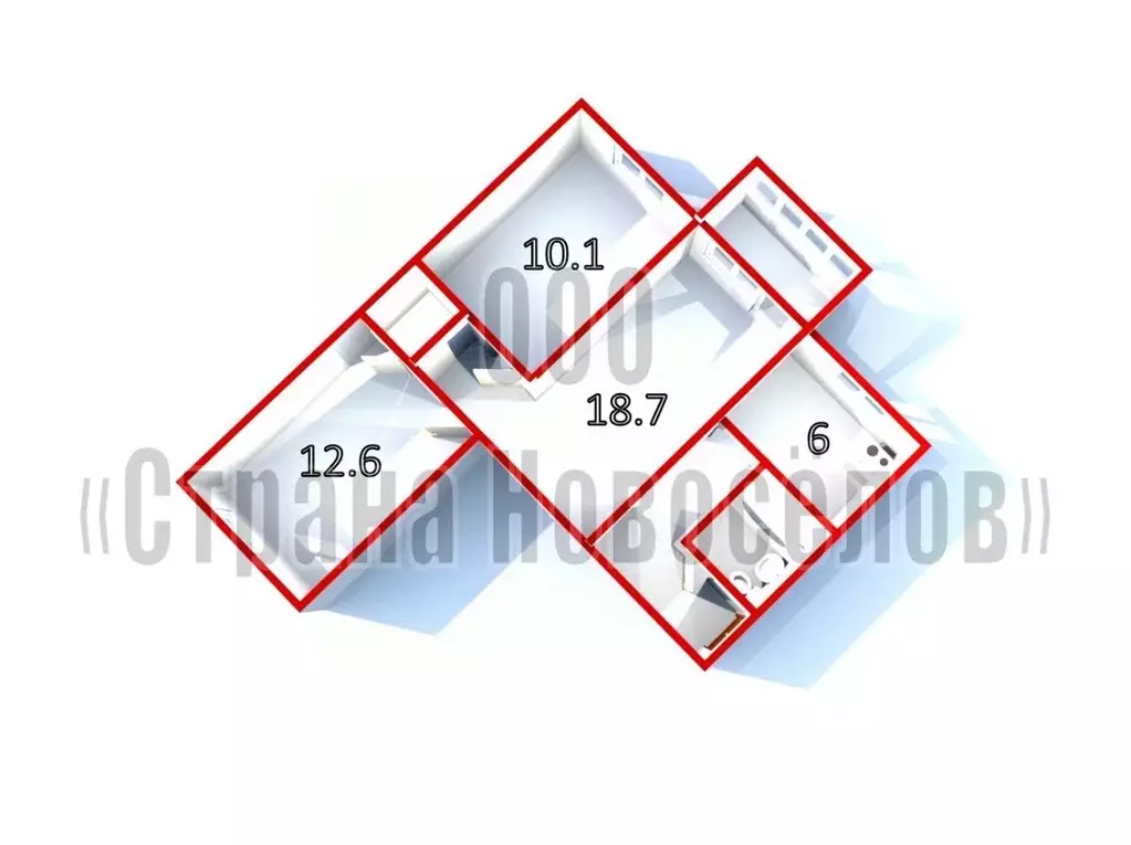 3-к кв. Мордовия, Рузаевка ул. Маяковского, 141 (58.0 м) - Фото 2