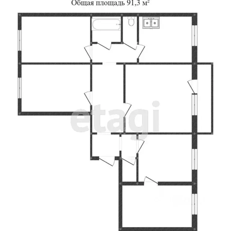 4-к кв. Красноярский край, Красноярск ул. Апрельская, 4Б (76.7 м) - Фото 2