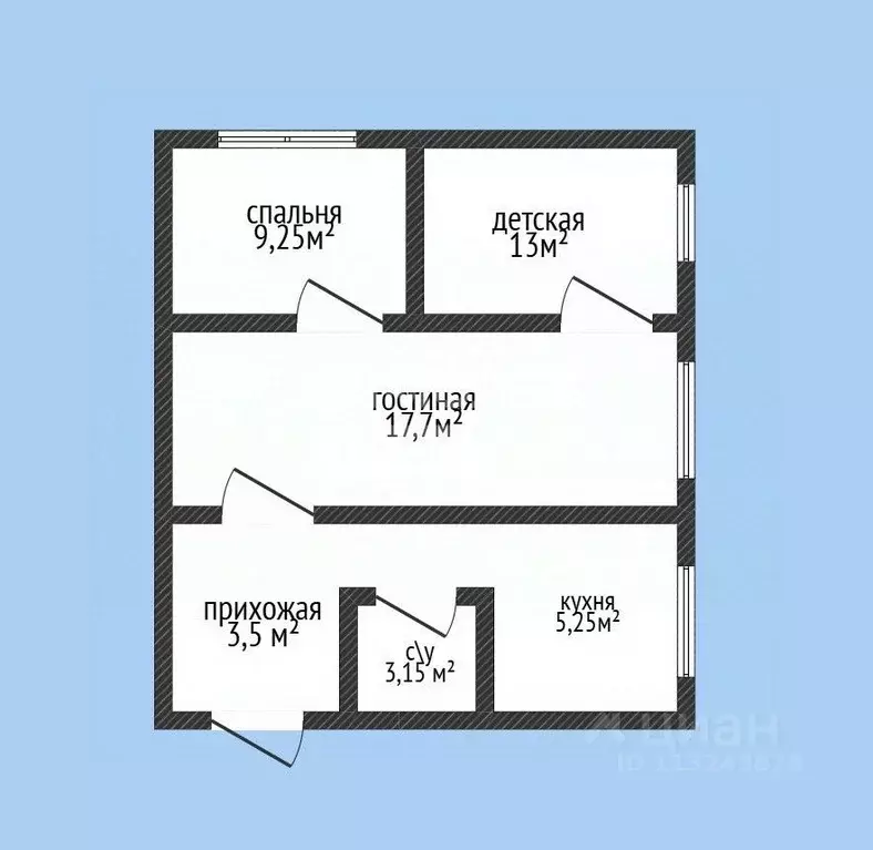 3-к кв. Дагестан, Махачкала ул. Юсупа Акаева, 3 (51.2 м) - Фото 2