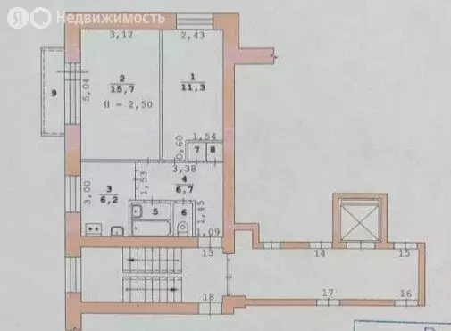 2-комнатная квартира: Екатеринбург, улица Белинского, 113 (44 м) - Фото 1