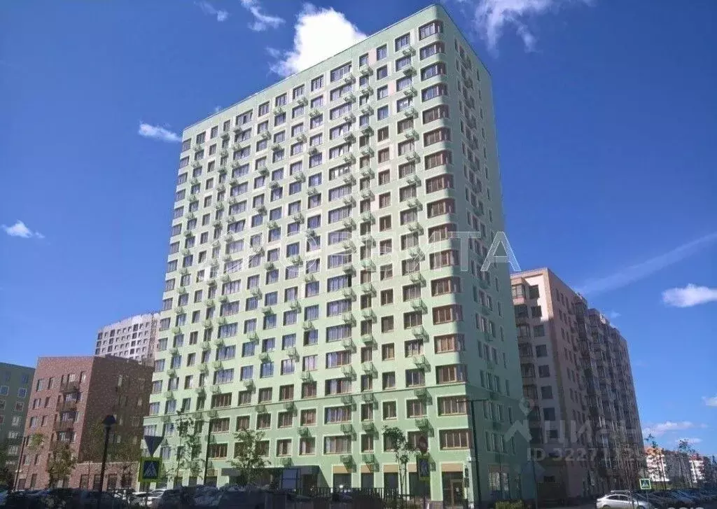 Студия Тюменская область, Тюмень ул. Эльвиры Федоровой, 1 (28.6 м) - Фото 1