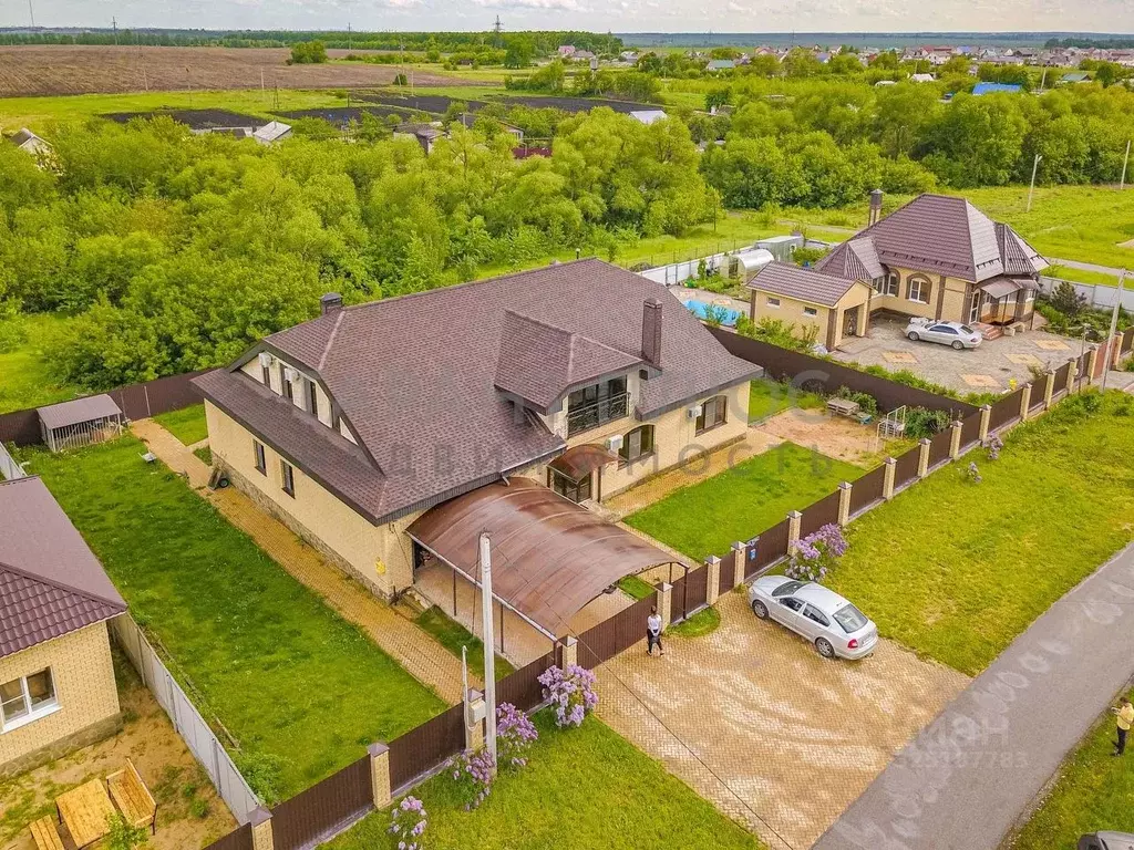 Коттедж в Липецкая область, Липецкий муниципальный округ, д. Новая ул. ... - Фото 2