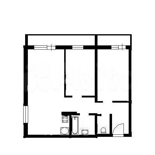 2-к. квартира, 40 м, 5/9 эт. - Фото 0