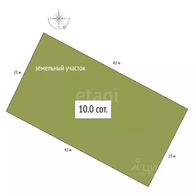 Участок в Алтай, Усть-Коксинский район, с. Чендек  (10.0 сот.) - Фото 2