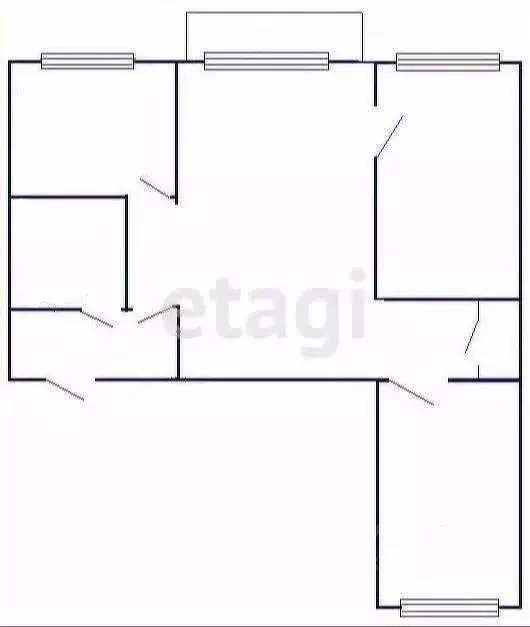 3-к кв. Липецкая область, Липецк ул. Доватора, 7 (61.0 м) - Фото 2