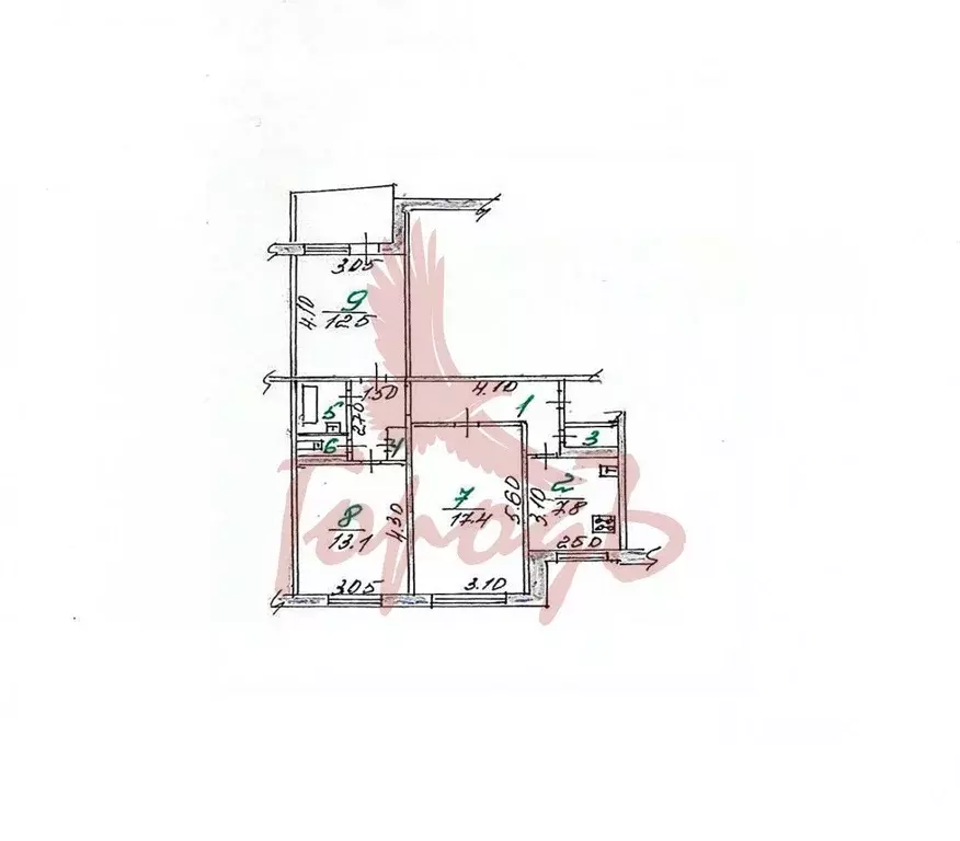 3-к кв. Орловская область, Орел ул. Чечневой, 1 (66.3 м) - Фото 1