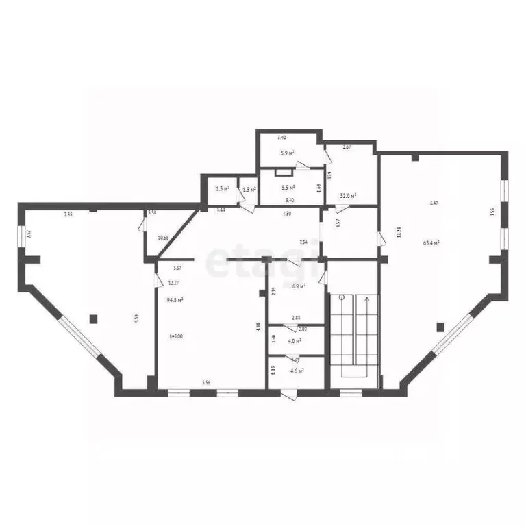 Торговая площадь в Тюменская область, Тюмень ул. Самарцева, 8 (219 м) - Фото 2