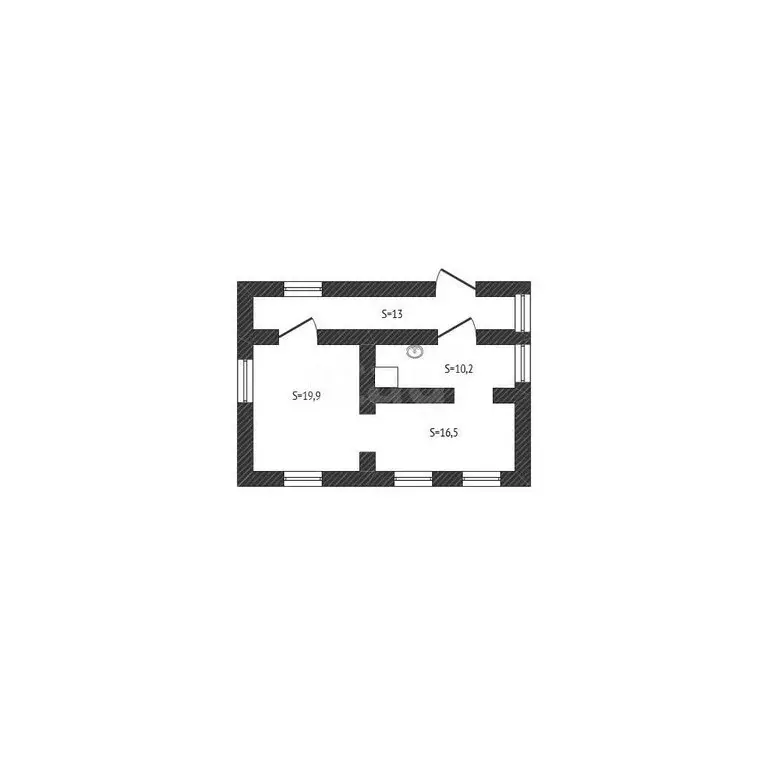 Дом в посёлок Кировский, Раздольная улица (46.6 м) - Фото 1