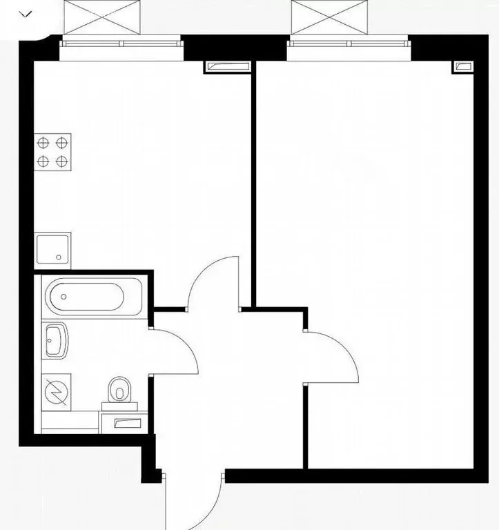 1-комнатная квартира: Москва, Полярная улица, 27к6 (43 м) - Фото 1