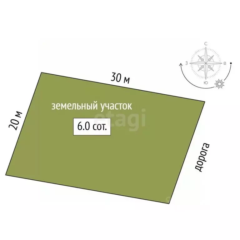 Участок в Крым, Судак муниципальный округ, с. Миндальное, Солнечная ... - Фото 2