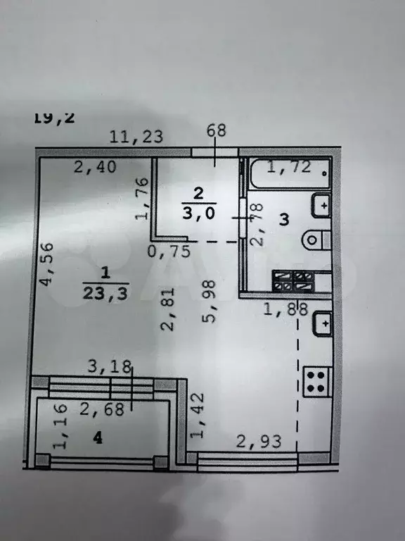Квартира-студия, 31 м, 4/16 эт. - Фото 0
