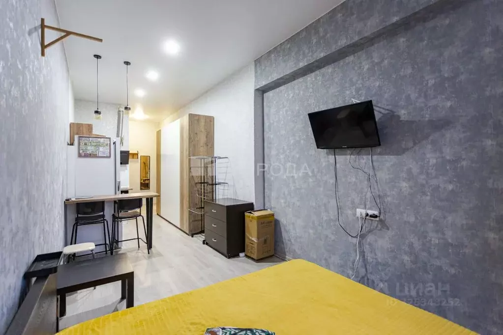 Студия Кемеровская область, Новокузнецк Байдаевский мкр, ул. ... - Фото 1