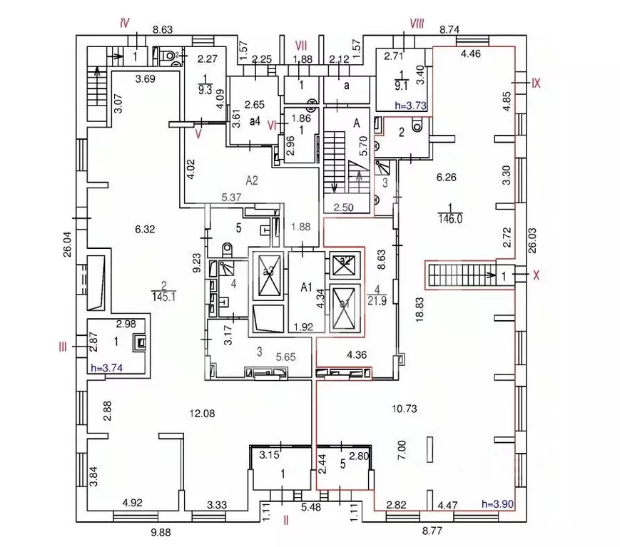 Помещение свободного назначения в Москва ул. Дмитрия Ульянова, 45 (185 ... - Фото 2