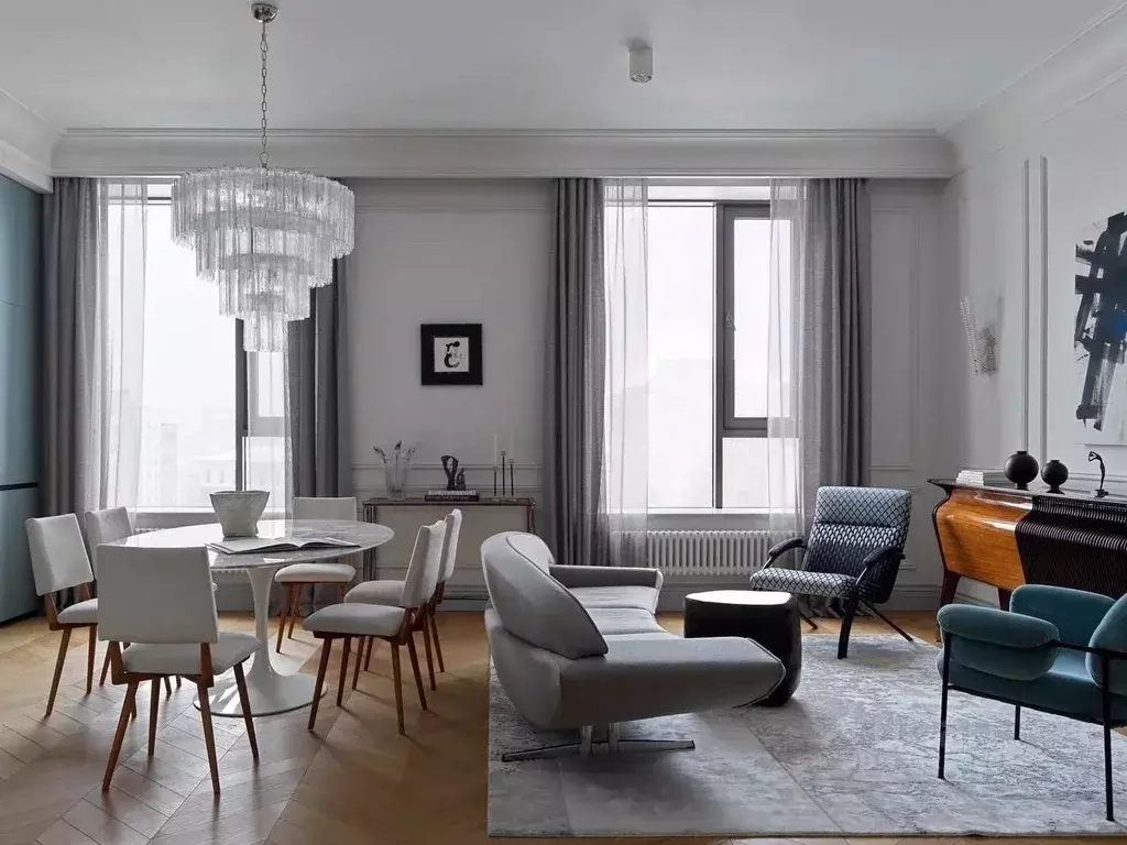 4-к кв. Москва ул. Пресненский Вал, 21 (130.0 м) - Фото 1